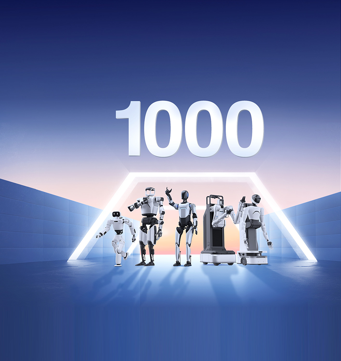 1,000 General-purpose Embodied Robots Have Rolled Off The Production Line.